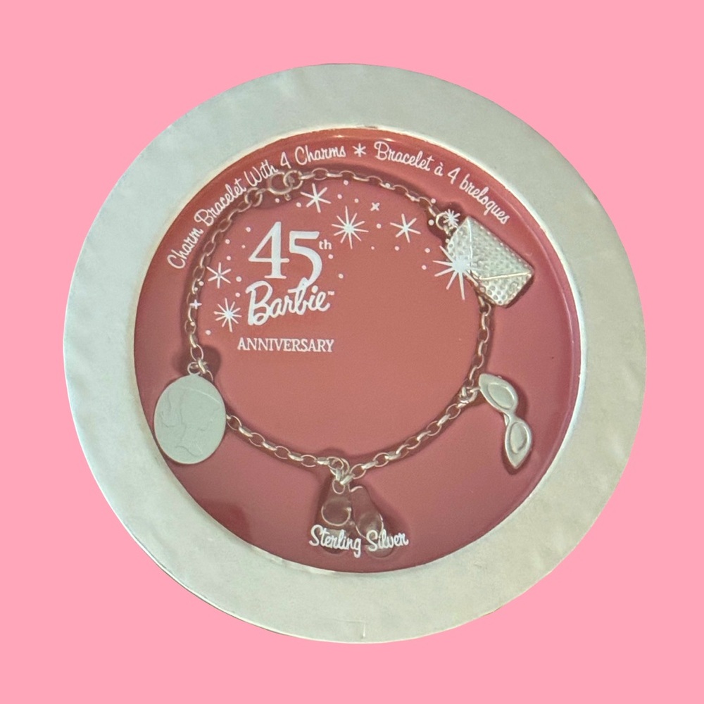 45th Barbie Anniversary Charm Bracelet